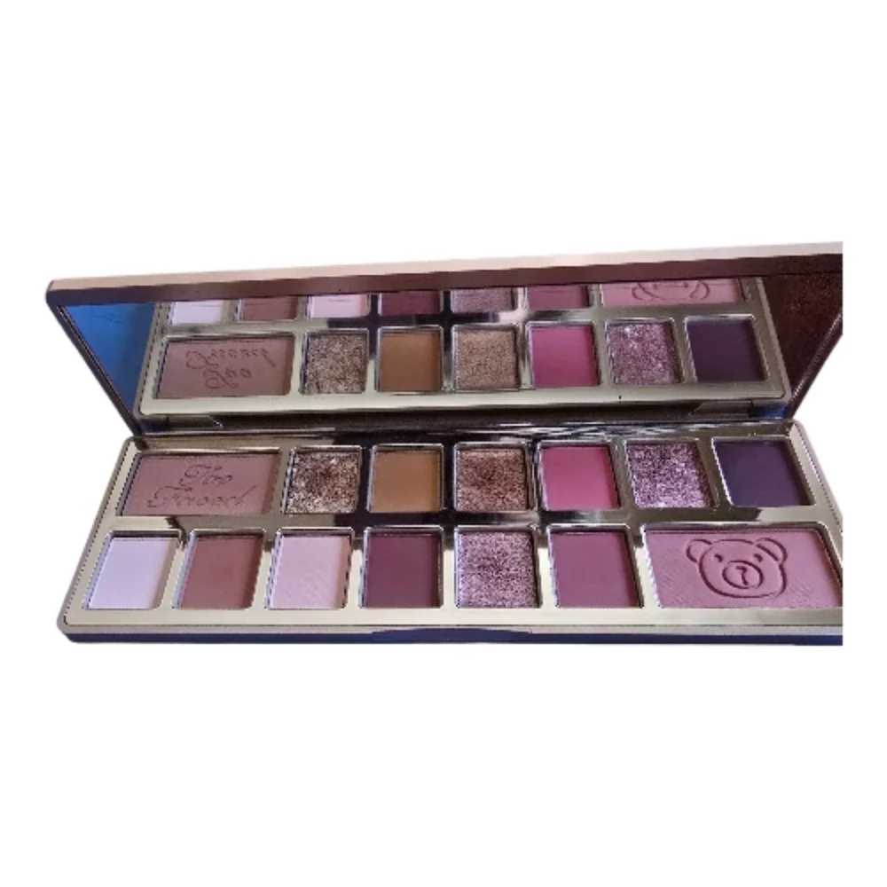 Too Faced Teddy Bare Eyeshadow And Face Palette 14 Shades Rare Discontinued